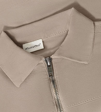 Minymo Skjorte - Twill - Feather Gray