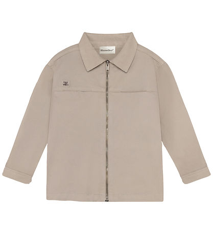 Minymo Skjorte - Twill - Feather Gray