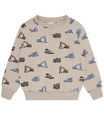 Minymo Sweatshirt - AOP - Feather Gray