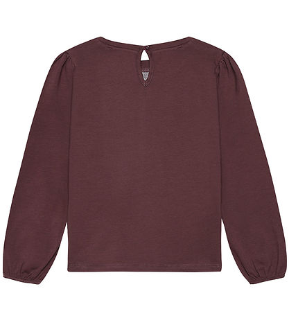 Minymo Bluse - Huckleberry m. Guld Hjerter