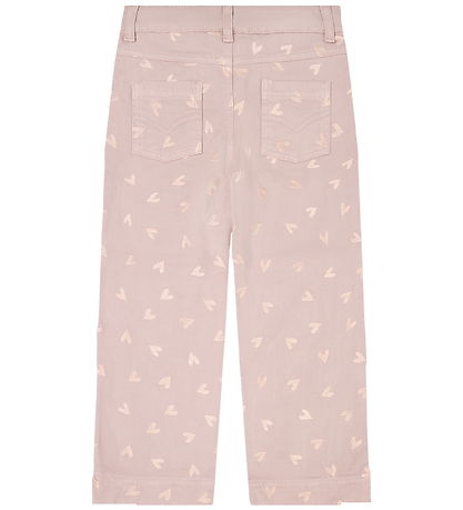 Minymo Jeans - Twill - Fawn m. Hearts