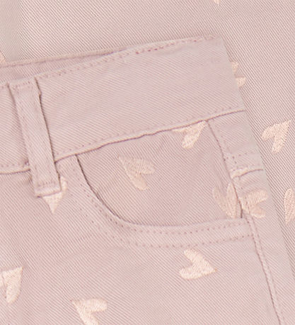 Minymo Jeans - Twill - Fawn m. Hearts