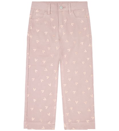 Minymo Jeans - Twill - Fawn m. Hearts