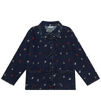 Minymo Denim Jacket - Faded Denim AOP