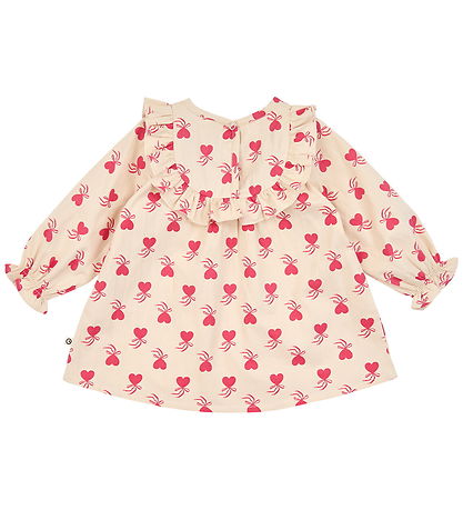Müsli Kjole l/æ - Baby - Love Letter - Oak/Rouge Red