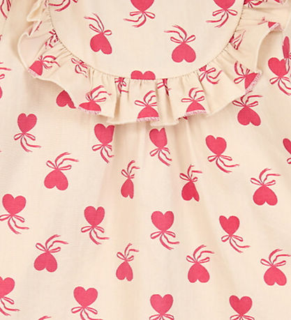 Müsli Kjole l/æ - Baby - Love Letter - Oak/Rouge Red