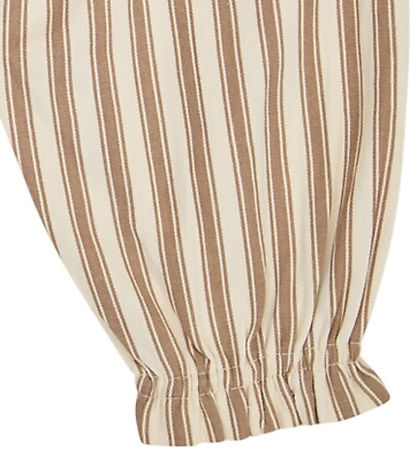 Müsli Bukser - Baby - Woven Stripe - Oak/Walnut