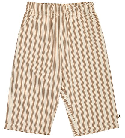Müsli Bukser - Baby - Woven Stripe - Oak/Walnut