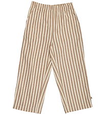 Müsli Bukser - Woven Stripe - Oak/Walnut