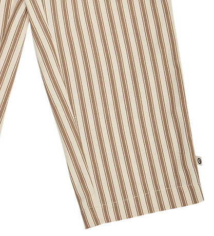 Müsli Bukser - Woven Stripe - Oak/Walnut