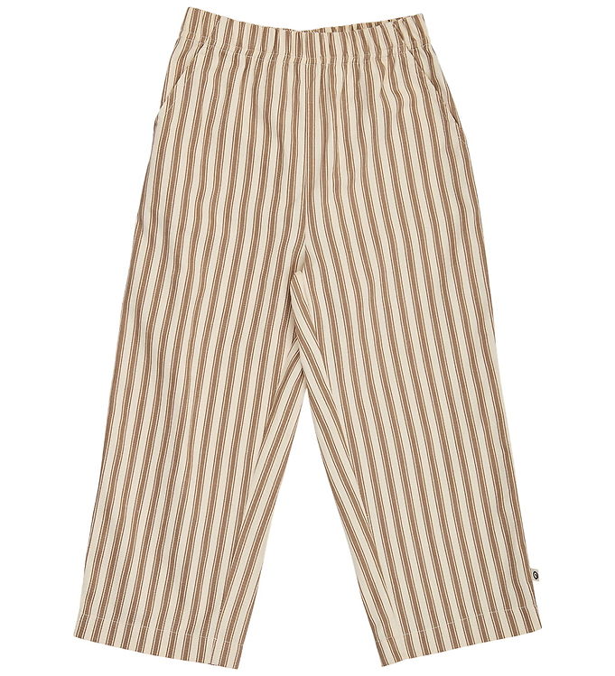 Müsli Bukser - Woven Stripe - Oak/Walnut