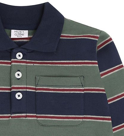 Hust and Claire Sweatshirt - HCSejer - YD Block - Balsam Green