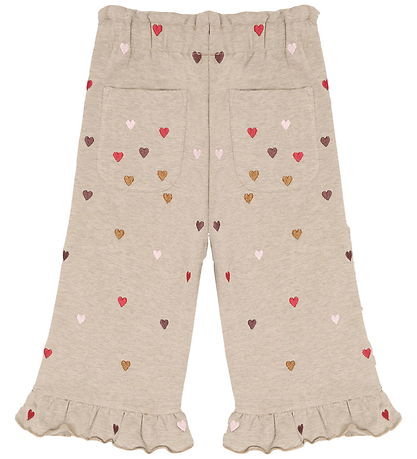 Hust and Claire Sweatpants - HCThilde - Heartbeat - Biscuit