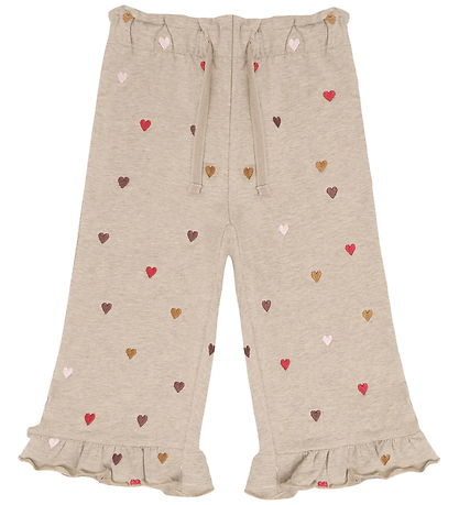 Hust and Claire Sweatpants - HCThilde - Heartbeat - Biscuit