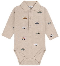 Hust and Claire Body l/æ - HCBendy - Police emb - Beige Melange