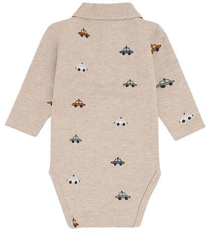 Hust and Claire Body l/æ - HCBendy - Police emb - Beige Melange