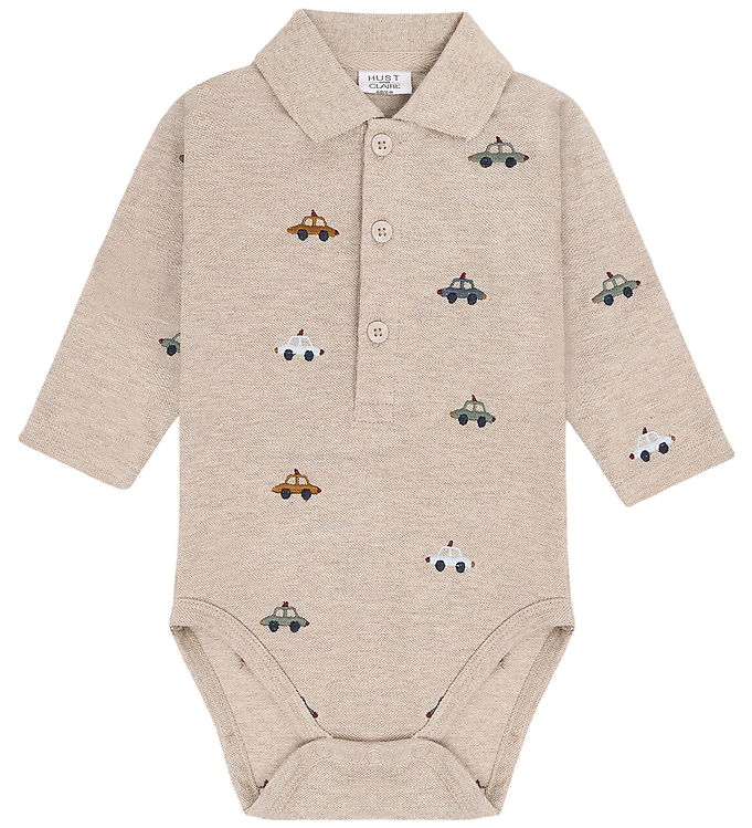 Hust and Claire Body l/æ - HCBendy - Police emb - Beige Melange