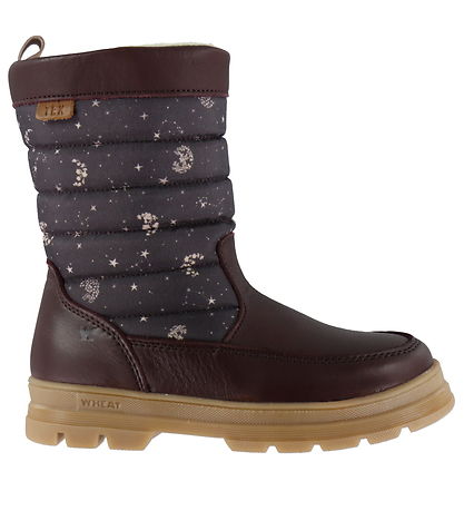 Wheat Vinterstøvler - Koa Tex - Plum Truffle Stars