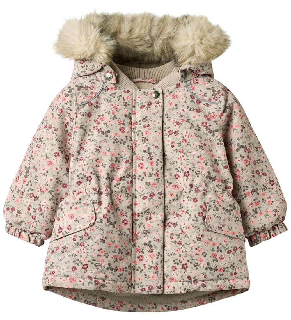 Wheat Winterjacke - Mathilde - Grey Mondblumen - Wheat - 2 Jahre (92) - Winterjacken