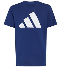adidas Performance T-paita - J BL - Tummansininen/White