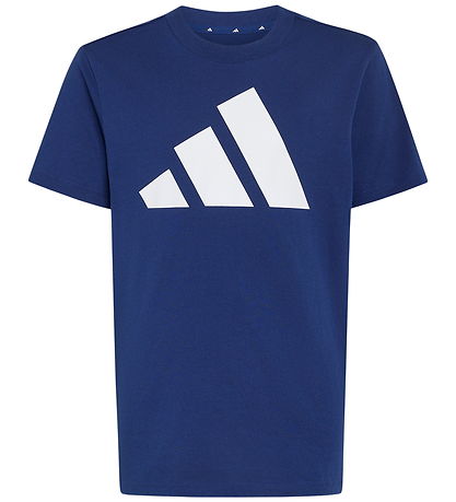 adidas Performance T-shirt - J BL - Dkblue/White