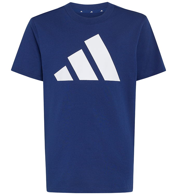 adidas Performance T-shirt - J BL - Dkblue/White