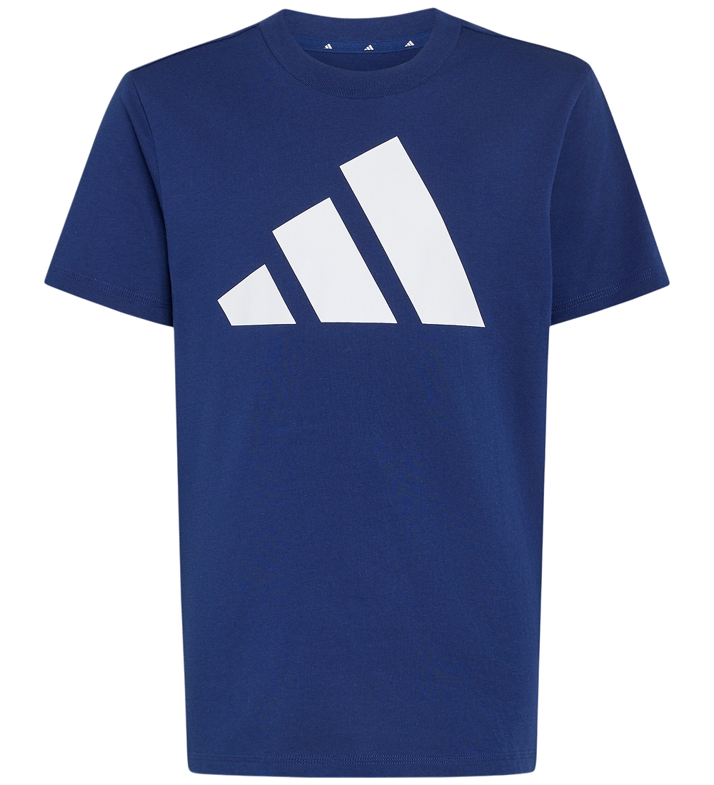 adidas Performance T-Shirt - Essentials - Dark Blue/Weiß - adidas Performance - 14 Jahre (164) - T-Shirts