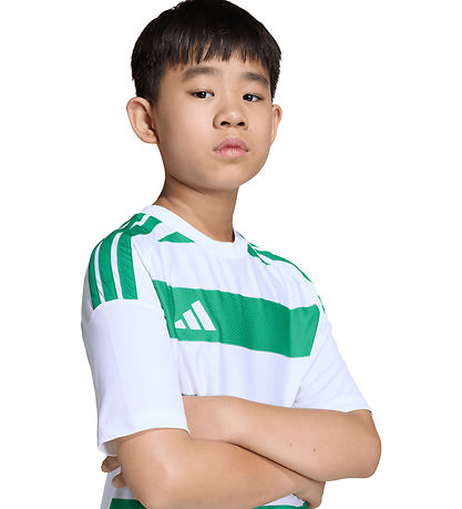 adidas Performance T-shirt - Hooped26 - White/Teagrn