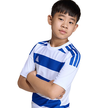 adidas Performance T-shirt - Hooped26 - Hvid/Royal Blue