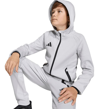 adidas Performance Cardigan - Tiro Travel - Team Light Grey