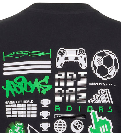 adidas Performance T-shirt - J Game T 2 - Black
