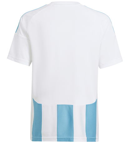 adidas Performance T-shirt - Striped 24 - Tmlgbl/White/White