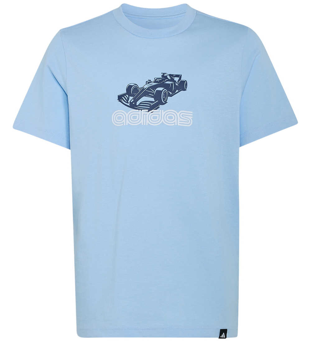 adidas Performance T-Shirt - Moto 1 - Glow Blue - adidas Performance - 10 Jahre (140) - T-Shirts