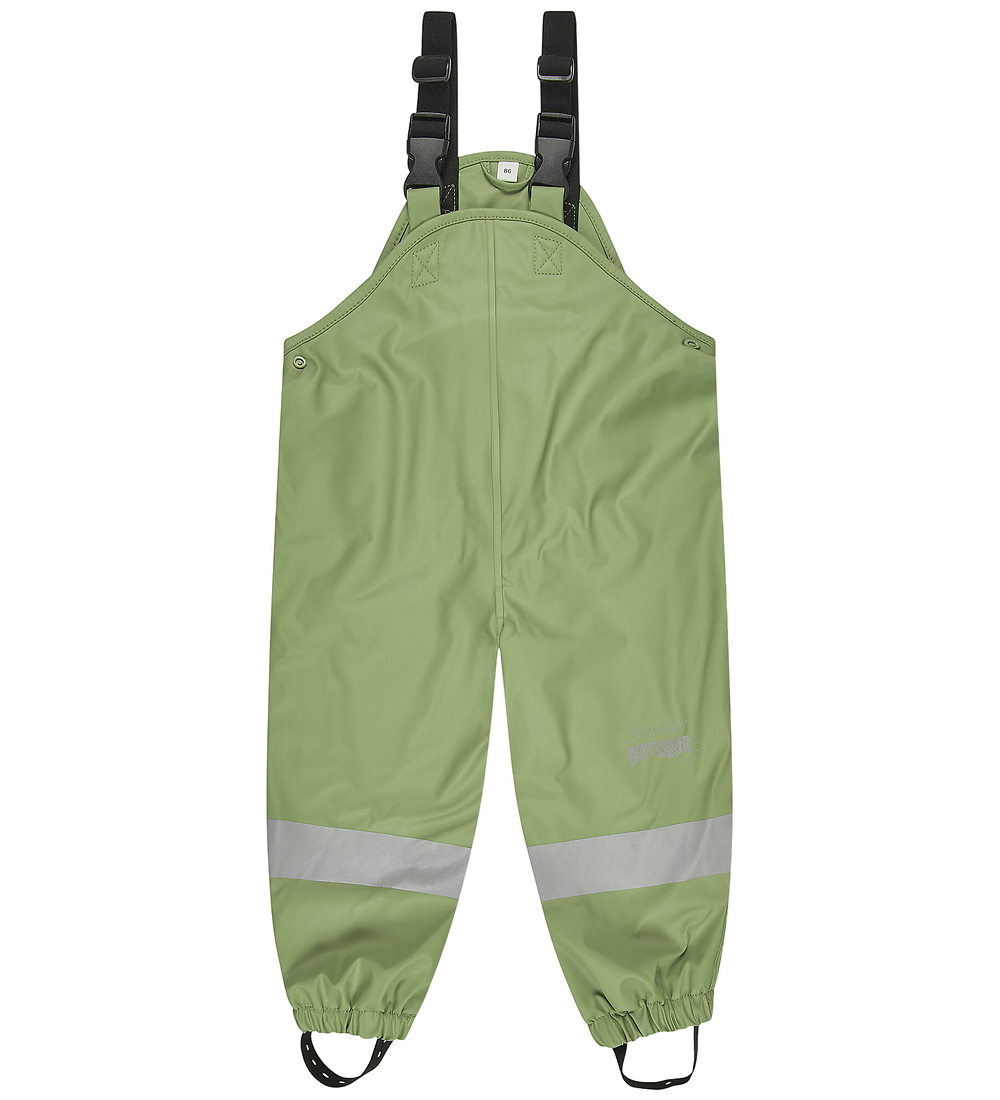 Sterntaler Regenhose m. Träger/Fleece - PU - Forest Green - Sterntaler - 7 Jahre (122) - Regenhosen