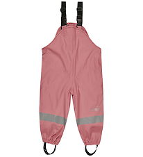 Sterntaler Regnbukser m. Seler/Fleece - PU - Rosa