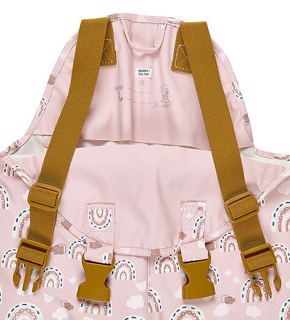 Sterntaler Regnbukser m. Seler - PU - Rosa