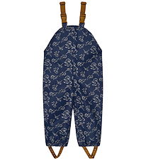 Sterntaler Regnbukser m. Seler - Navy/Dino