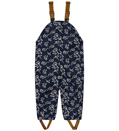 Sterntaler Regnbukser m. Seler - Navy/Dino