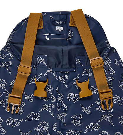 Sterntaler Regnbukser m. Seler - Navy/Dino