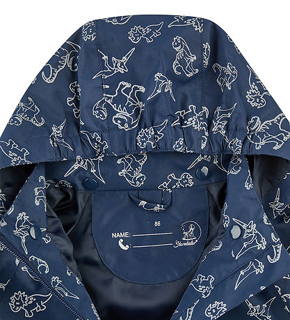 Sterntaler Regnjakke - Navy/Dino