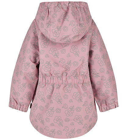 Sterntaler Regnjakke - Rosa/Blomster