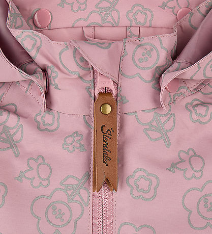 Sterntaler Regnjakke - Rosa/Blomster