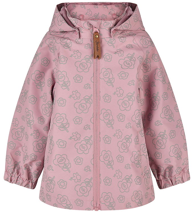 Sterntaler Regnjakke - Rosa/Blomster