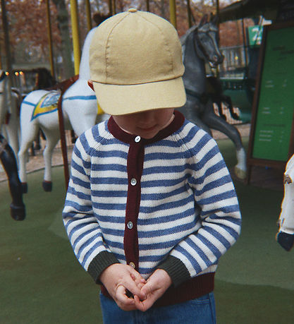 Konges Sløjd Cardigan - Uld/Polyamid - Belou - Autumn Stripe