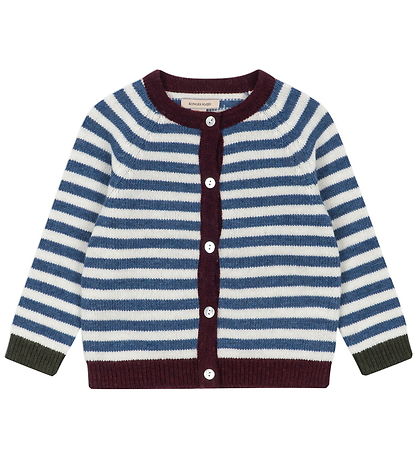 Konges Sløjd Cardigan - Uld/Polyamid - Belou - Autumn Stripe