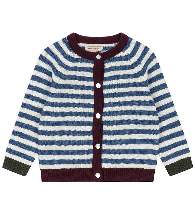 Konges Sløjd Cardigan - Uld/Polyamid - Belou - Autumn Stripe