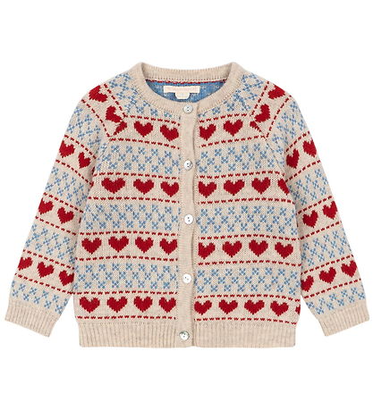 Konges Sløjd Cardigan - Uld/Polyamid - Belou - Heart
