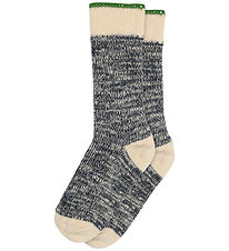 MP Strømper - Uld - Ully - Dark Denim Melange