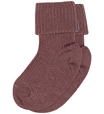 MP Strømper - Uld - Rib - Rose Taupe