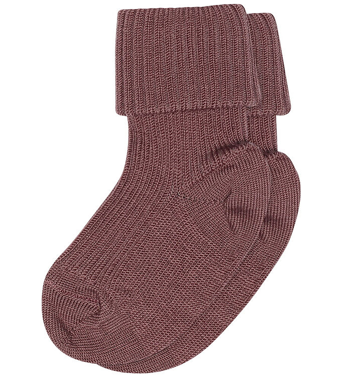 MP Strømper - Uld - Rib - Rose Taupe
